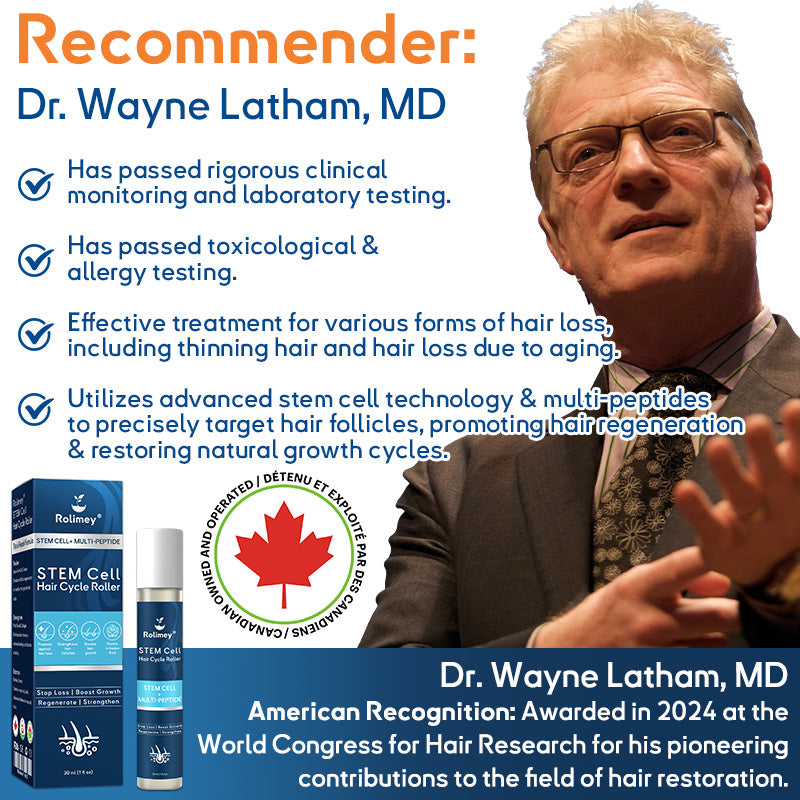 🇨🇦 𝐶𝑎𝑛𝑎𝑑𝑖𝑎𝑛 𝑂𝑤𝑛𝑒𝑑 & 𝑂𝑝𝑒𝑟𝑎𝑡𝑒𝑑: 𝑅𝑜𝑙𝑖𝑚𝑒𝑦® 𝑆𝑇𝐸𝑀 𝐶𝑒𝑙𝑙 𝐻𝑎𝑖𝑟 𝐶𝑦𝑐𝑙𝑒 𝑅𝑜𝑙𝑙𝑒𝑟 – Instantly Stops Hair Loss & Promotes Real Regrowth (For Men & Women · All Hair Types · Health Canada Approved)